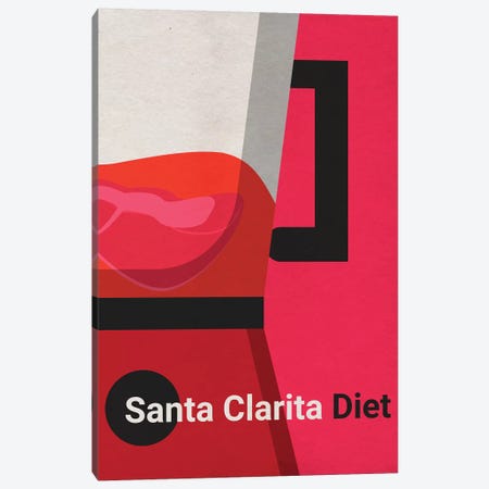 Santa Clarita Diet Minimalist Poster Canvas Print #PTE139} by Popate Canvas Art