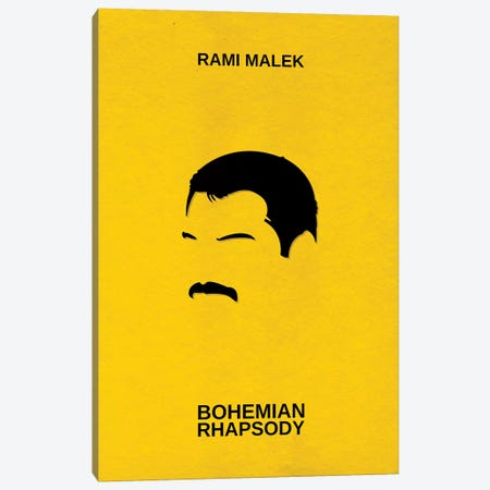 Bohemian Rhapsody Minimalist Poster Canvas Print #PTE13} by Popate Canvas Art Print