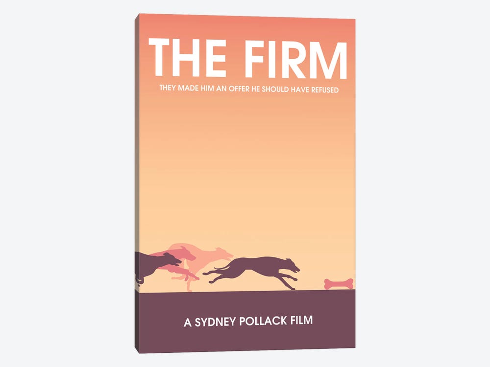 The Firm Minimalist Poster by Popate 1-piece Canvas Print