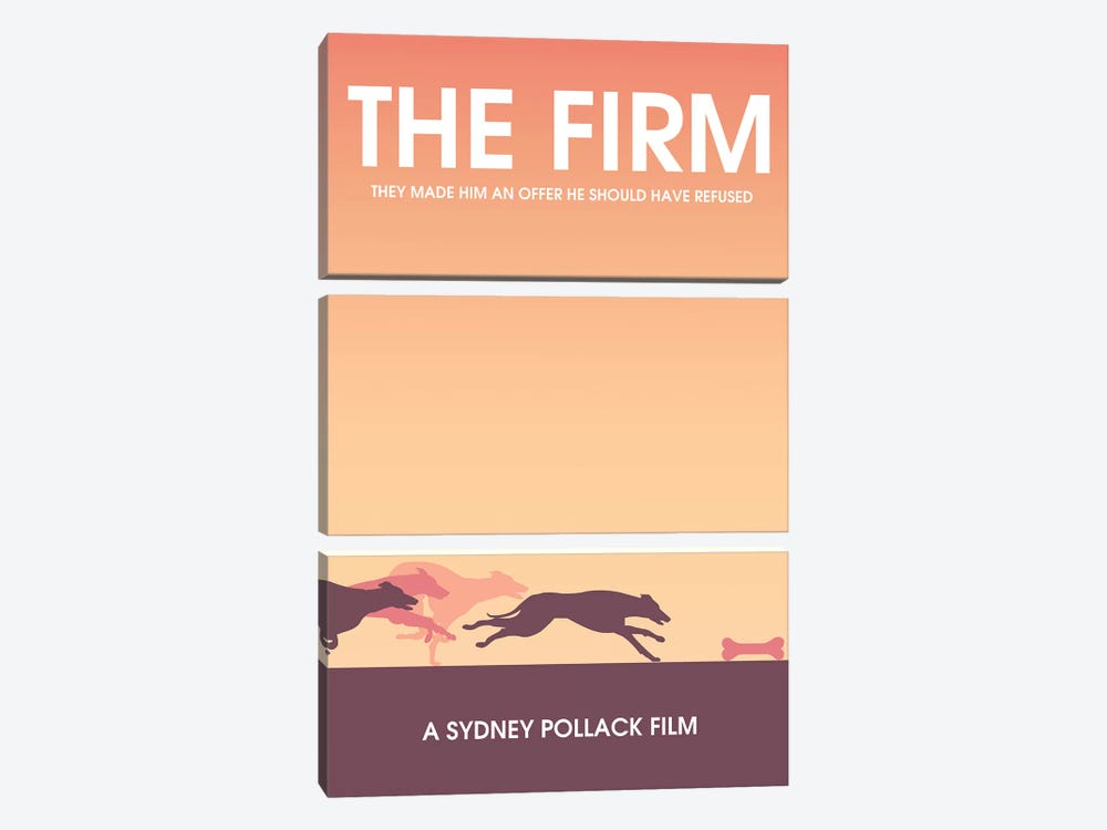 The Firm Minimalist Poster by Popate 3-piece Art Print