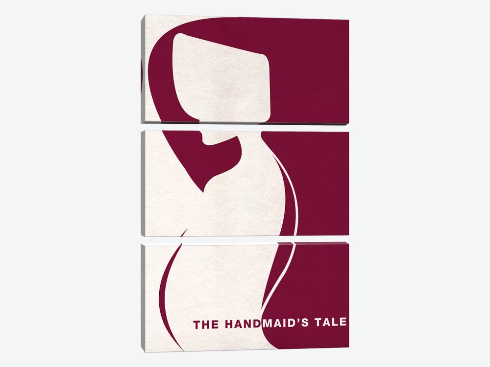The Handmaid's Tale Minimalist Poster by Popate 3-piece Canvas Art Print