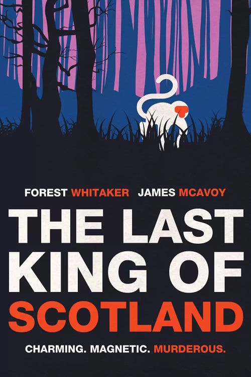 The Last King Of Scotland Alternative Minimalist Poster