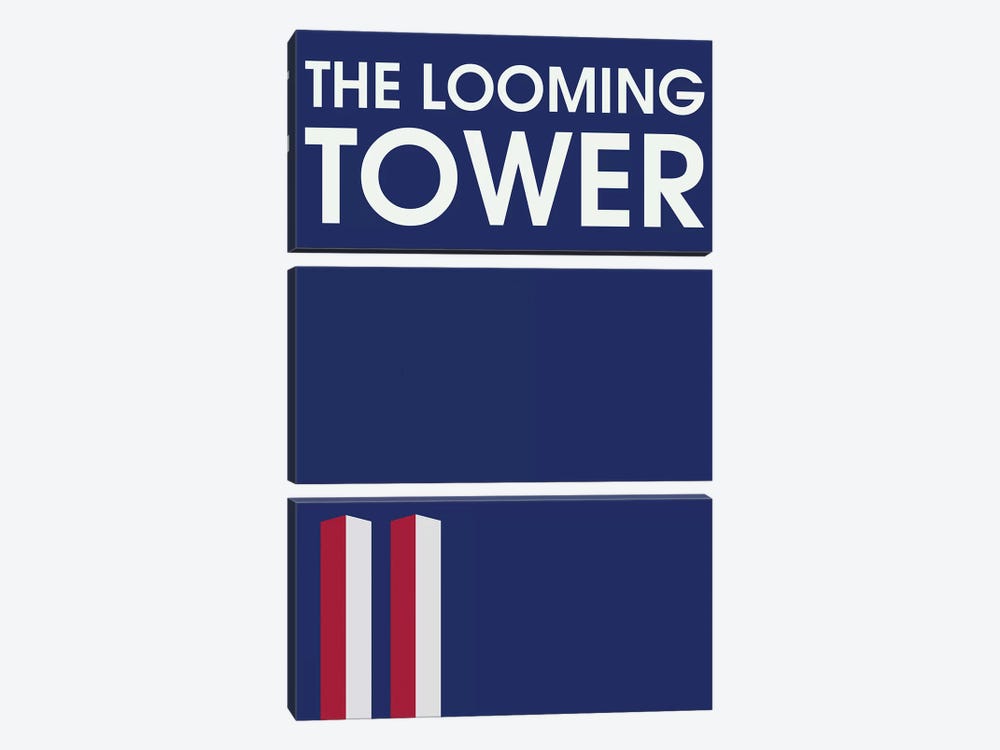 The Looming Tower Minimalist Poster by Popate 3-piece Canvas Art Print