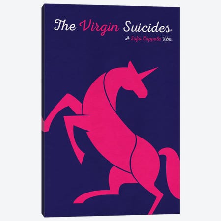 The Virgin Suicides Minimalist Poster Canvas Print #PTE149} by Popate Art Print