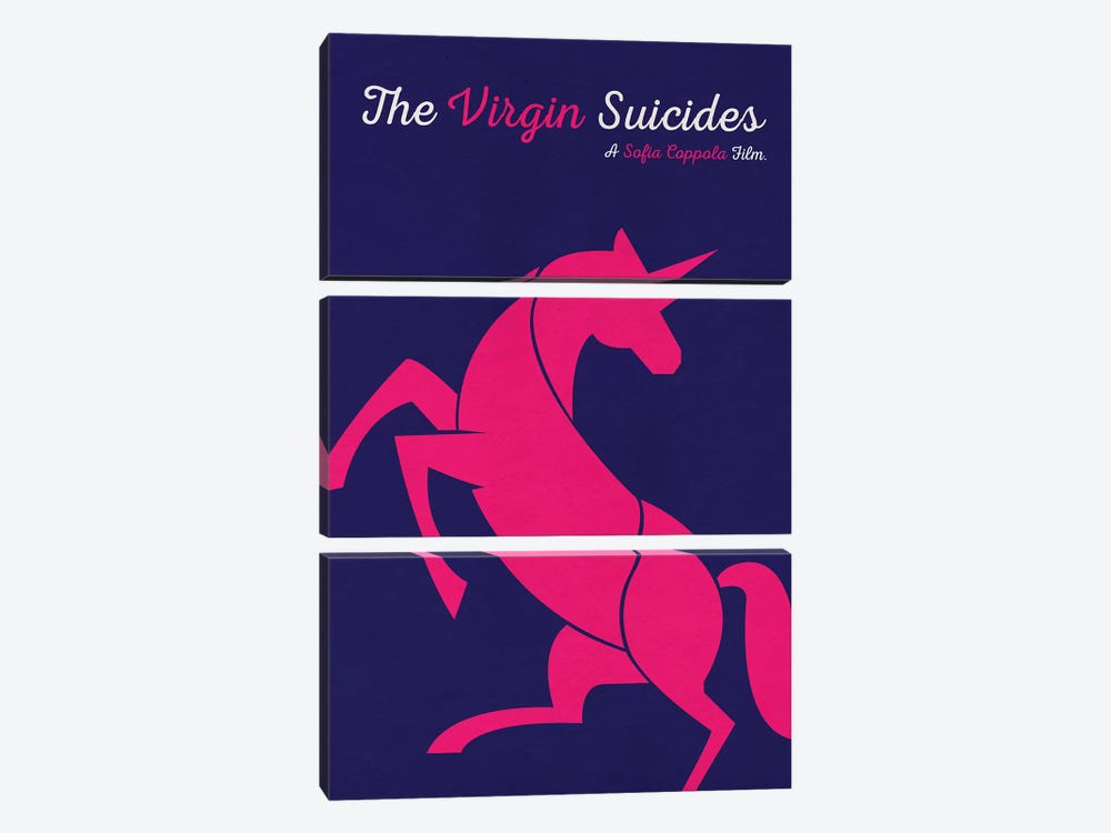 The Virgin Suicides Minimalist Poster by Popate 3-piece Canvas Wall Art