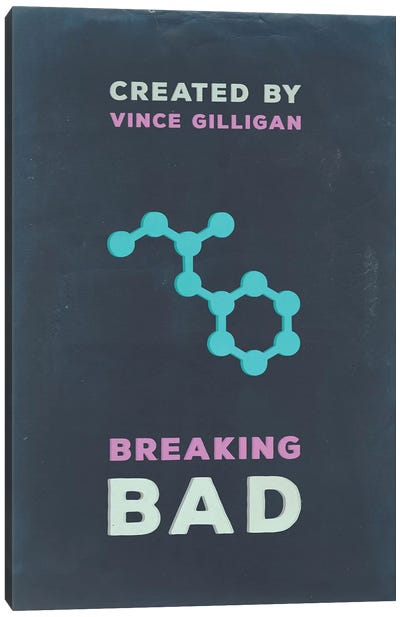Breaking Bad Minimalist Poster I Canvas Art Print - Breaking Bad