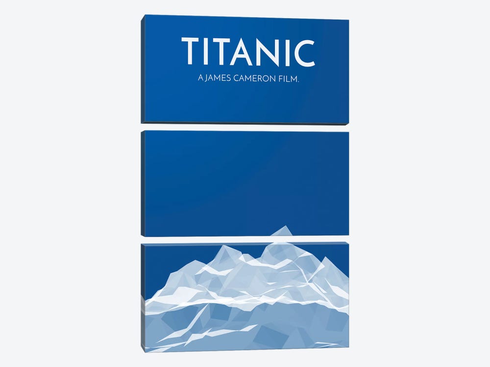 Titanic Alternative Poster by Popate 3-piece Canvas Wall Art