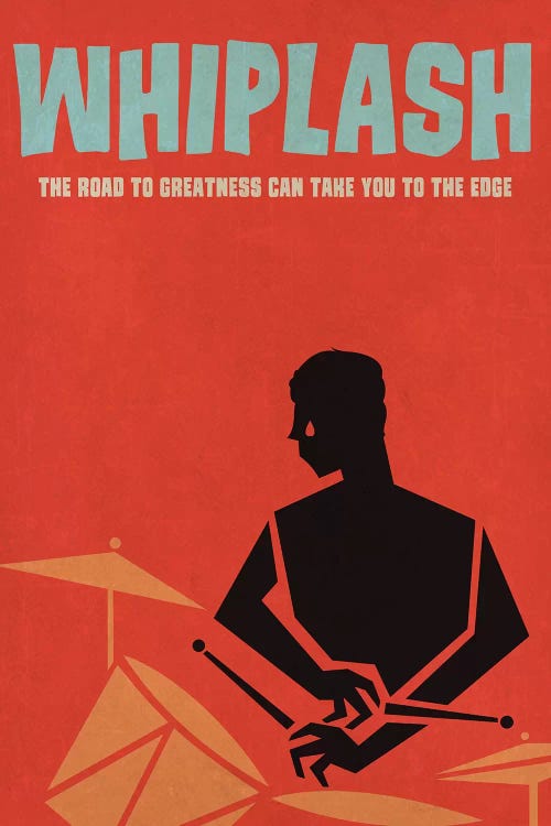 Whiplash Alternative Vintage Jazz Poster