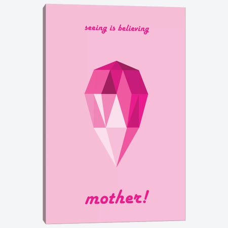 Mother! Minimalist Poster Canvas Print #PTE158} by Popate Canvas Art