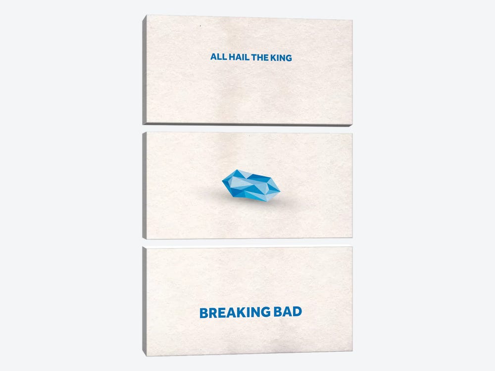 Breaking Bad Minimalist Poster II by Popate 3-piece Canvas Art