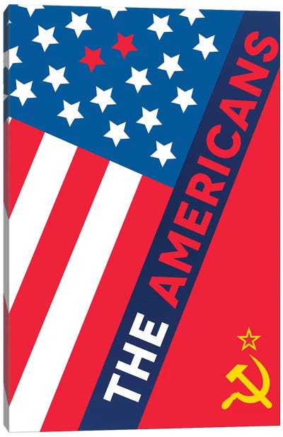 The Americans Alternative Poster  Canvas Art Print - Crime Drama TV Show Art