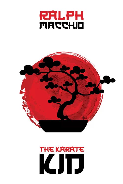 The Karate Kid Minimalist Poster