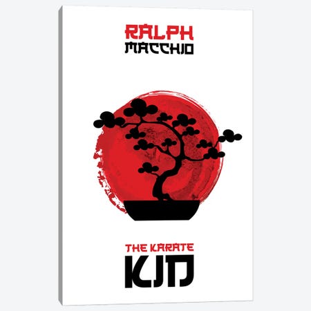 The Karate Kid Minimalist Poster Canvas Print #PTE163} by Popate Art Print