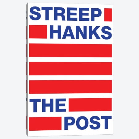 The Post Minimalist Poster II Canvas Print #PTE165} by Popate Canvas Wall Art