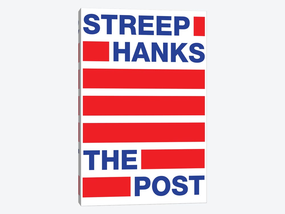 The Post Minimalist Poster II by Popate 1-piece Canvas Art