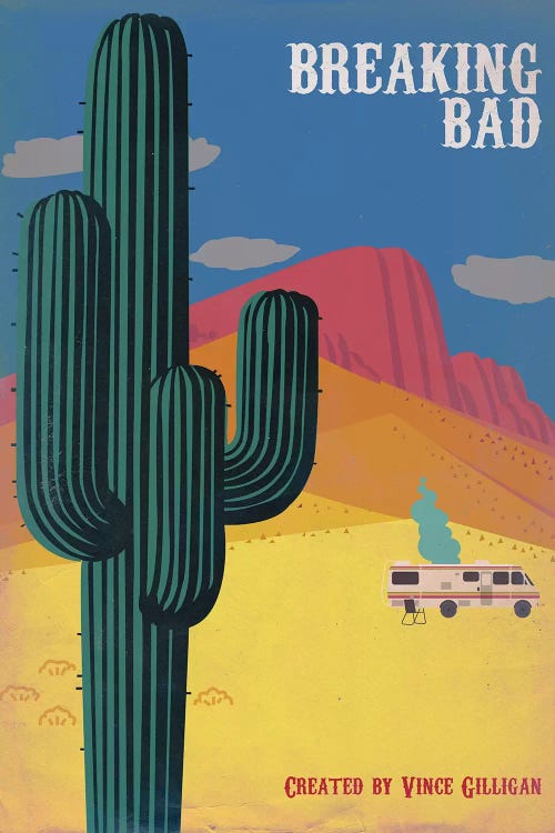 Breaking Bad Vintage Style Poster