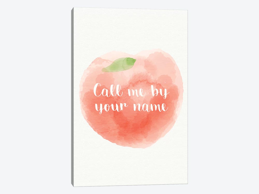 Call Me By Your Name Minimalist Poster - Peach  by Popate 1-piece Art Print