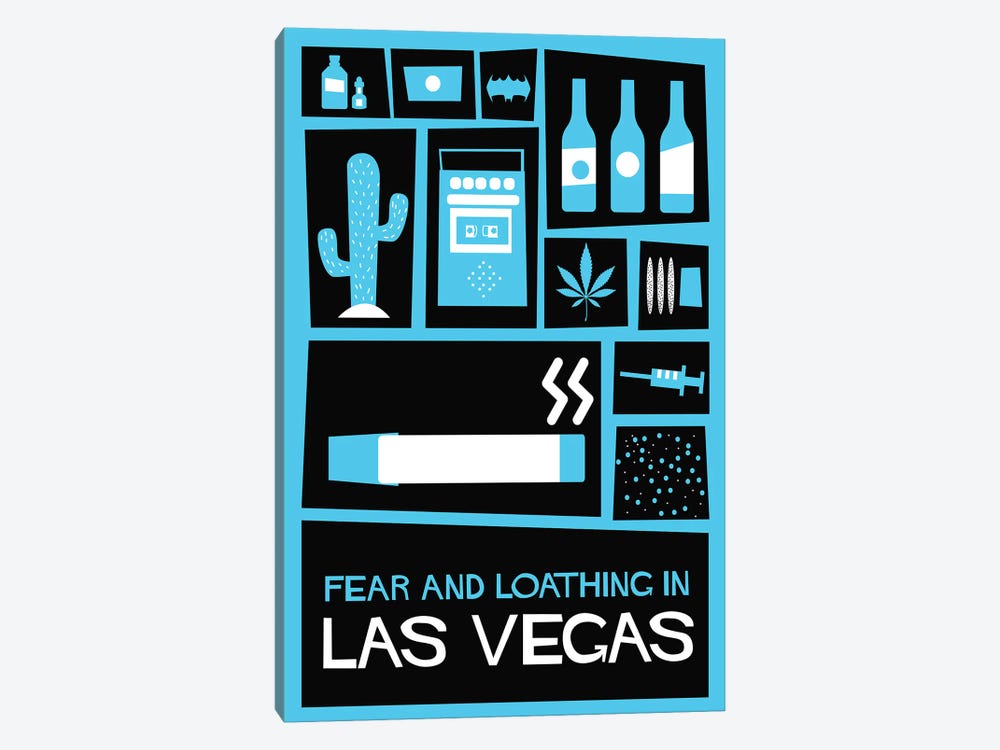 Fear and Loathing in Las Vegas Vintage Saul Bass Poster  by Popate 1-piece Art Print