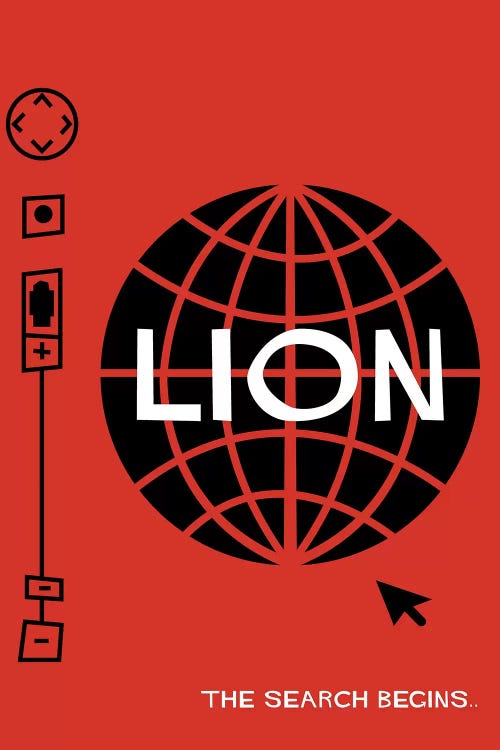 Lion Vintage Saul Bass Style Alternative Poster 