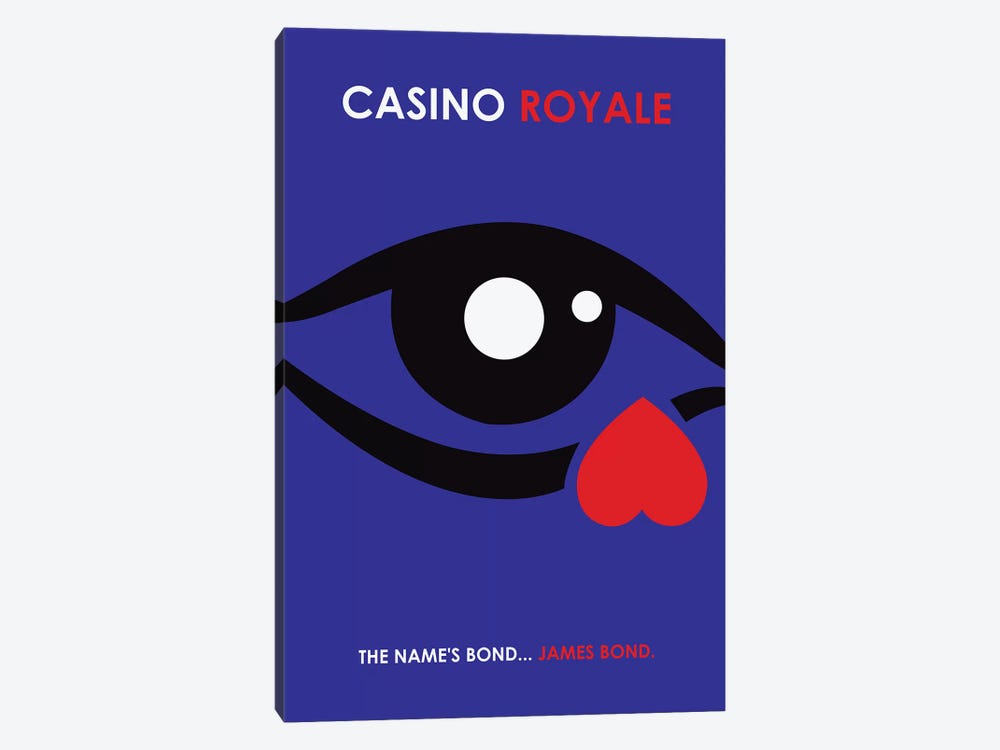 Casino Royale Minimalist Poster by Popate 1-piece Art Print