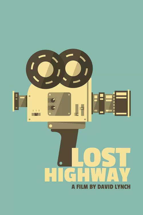 Lost Highway Alternative Vintage Poster 