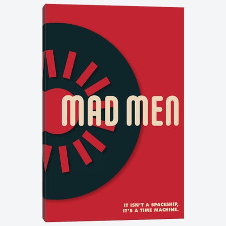 Mad Men Vintage Bauhaus Poster  Canvas Print #PTE191} by Popate Canvas Wall Art