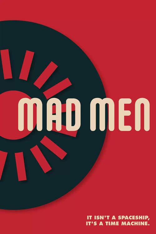 Mad Men Vintage Bauhaus Poster 