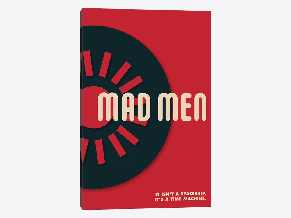 Mad Men Vintage Bauhaus Poster  by Popate 1-piece Canvas Art Print