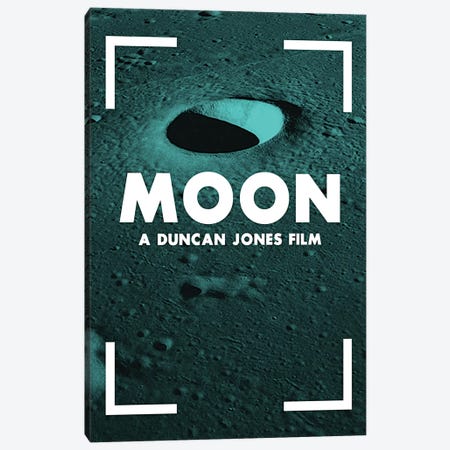Moon Alternative Poster  Canvas Print #PTE193} by Popate Canvas Artwork