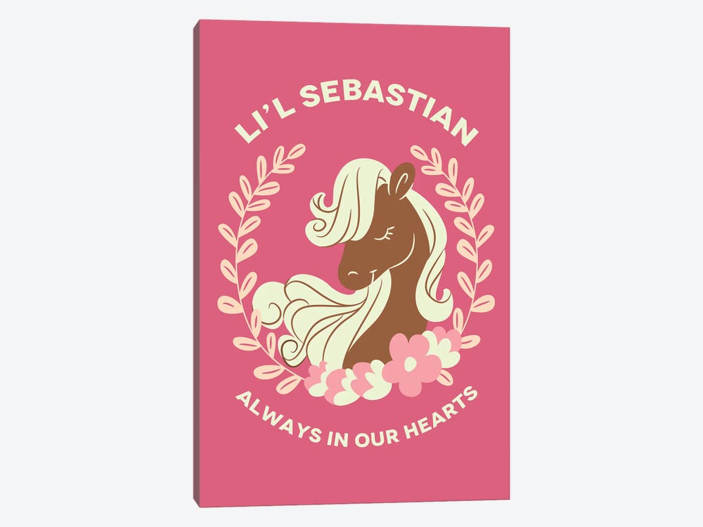 Parks and Rec Alternative Poster - Lil Sebastian  by Popate 1-piece Canvas Wall Art