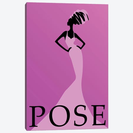 Pose Minimalist Poster  Canvas Print #PTE197} by Popate Canvas Art Print