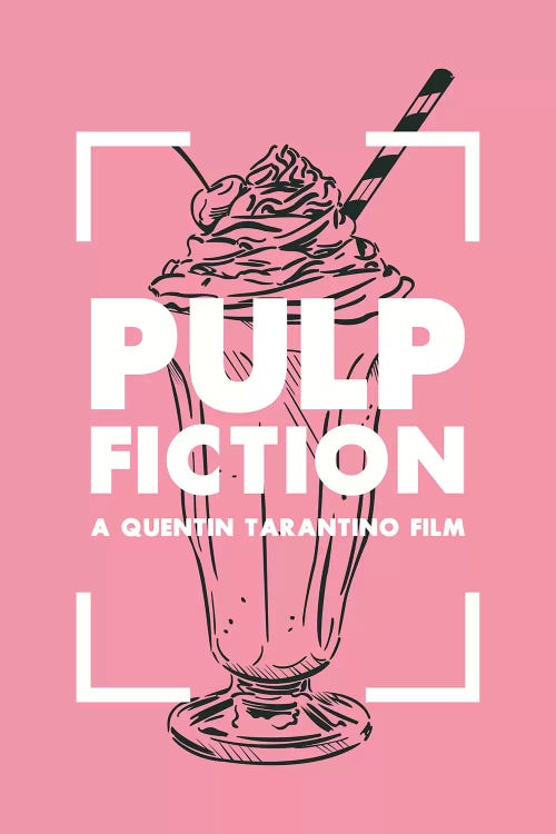 Pulp Fiction Vintage Poster 