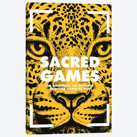 Sacred Games Alternative Poster  Canvas Print #PTE199} by Popate Canvas Art