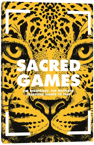 Sacred Games Alternative Poster  Canvas Art Print - Crime Drama TV Show Art