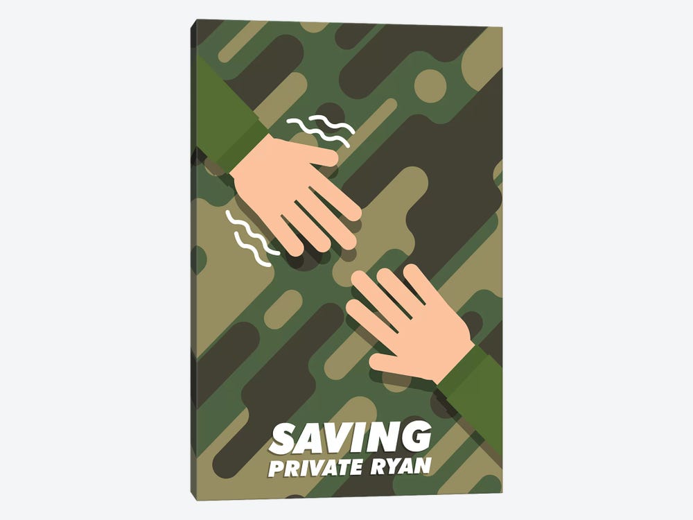 Saving Private Ryan Minimalist Poster  by Popate 1-piece Art Print