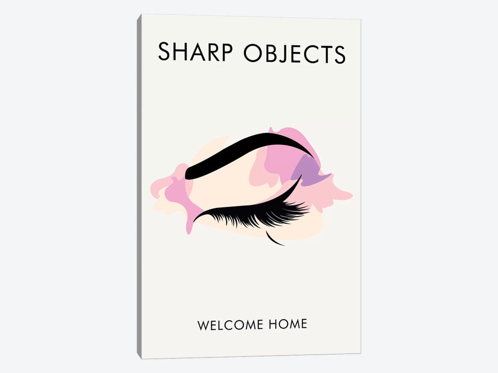 Sharp Objects Minimalist Poster  by Popate 1-piece Canvas Art