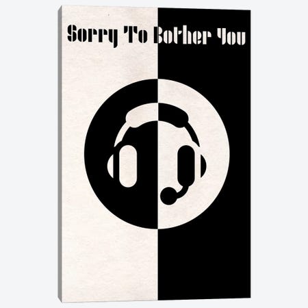 Sorry To Bother You Vintage Bauhaus Poster  Canvas Print #PTE205} by Popate Canvas Print