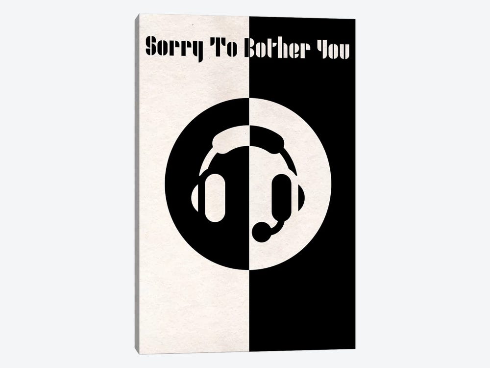 Sorry To Bother You Vintage Bauhaus Poster  by Popate 1-piece Canvas Artwork