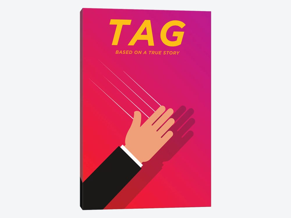 Tag Minimalist Poster  by Popate 1-piece Canvas Print