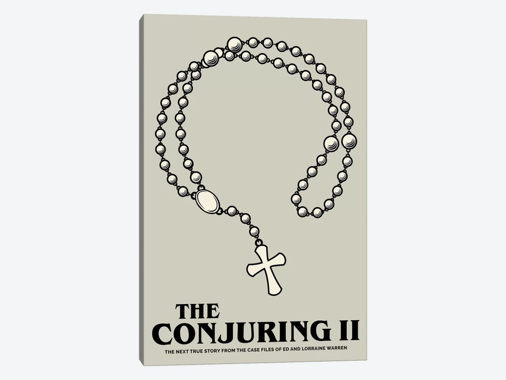 The Conjuring II Minimalist Poster  by Popate 1-piece Canvas Artwork