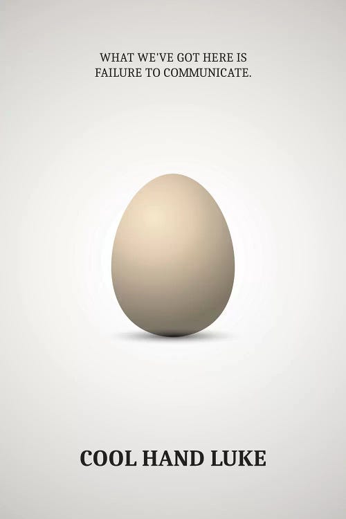 Cool Hand Luke Minimalist Poster