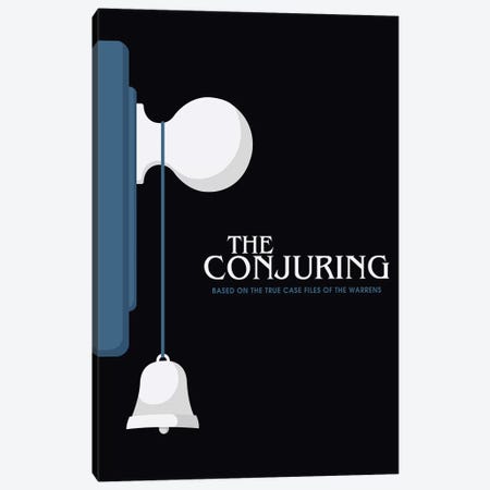 The Conjuring Minimalist Poster  Canvas Print #PTE210} by Popate Art Print