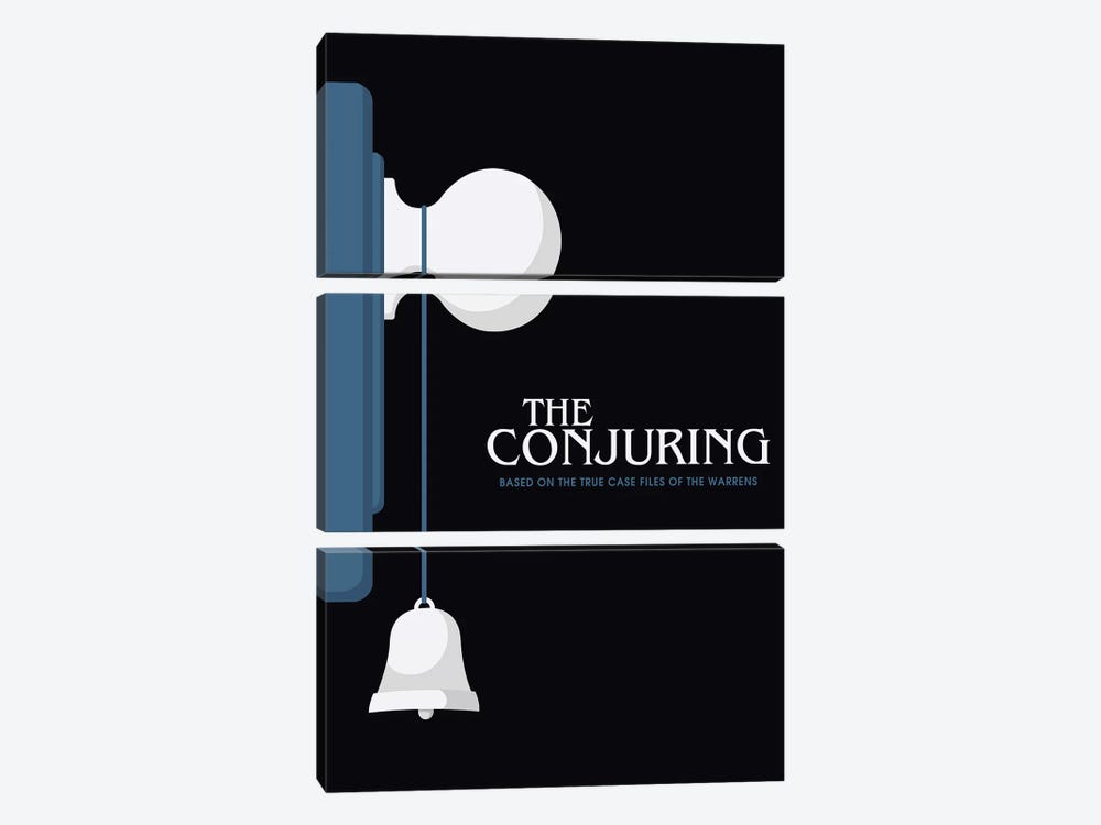 The Conjuring Minimalist Poster  by Popate 3-piece Canvas Wall Art
