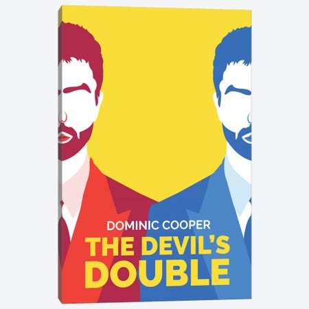 The Devil's Double Minimalist Poster  Canvas Print #PTE212} by Popate Canvas Print