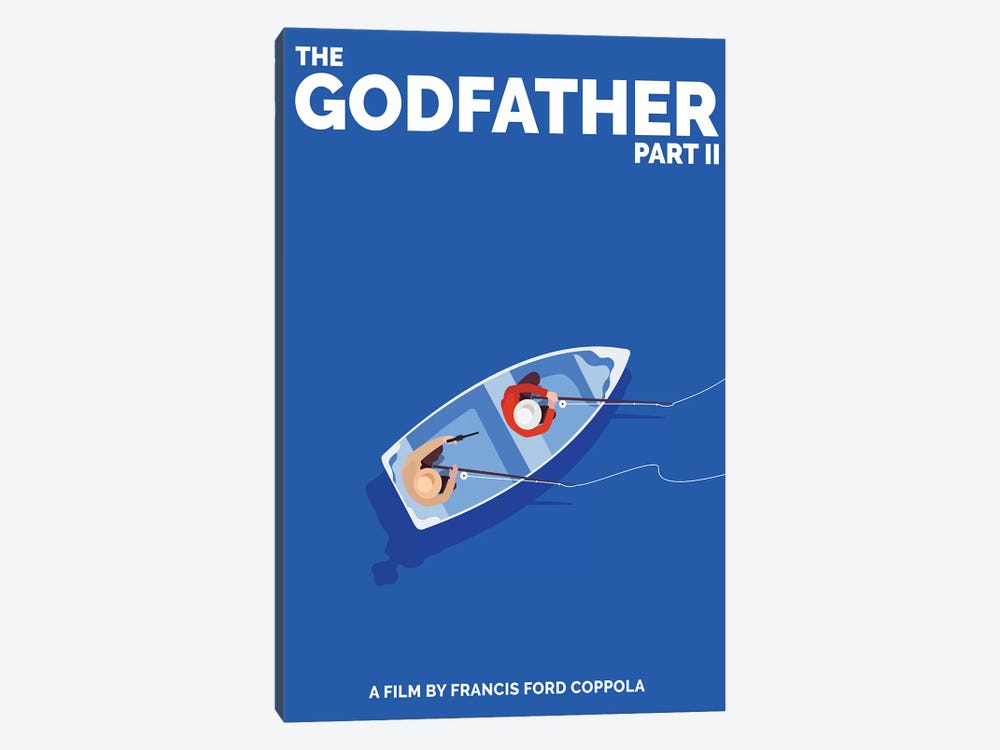 The Godfather Part II Minimalist Poster - Fredo's Assassination  1-piece Canvas Print