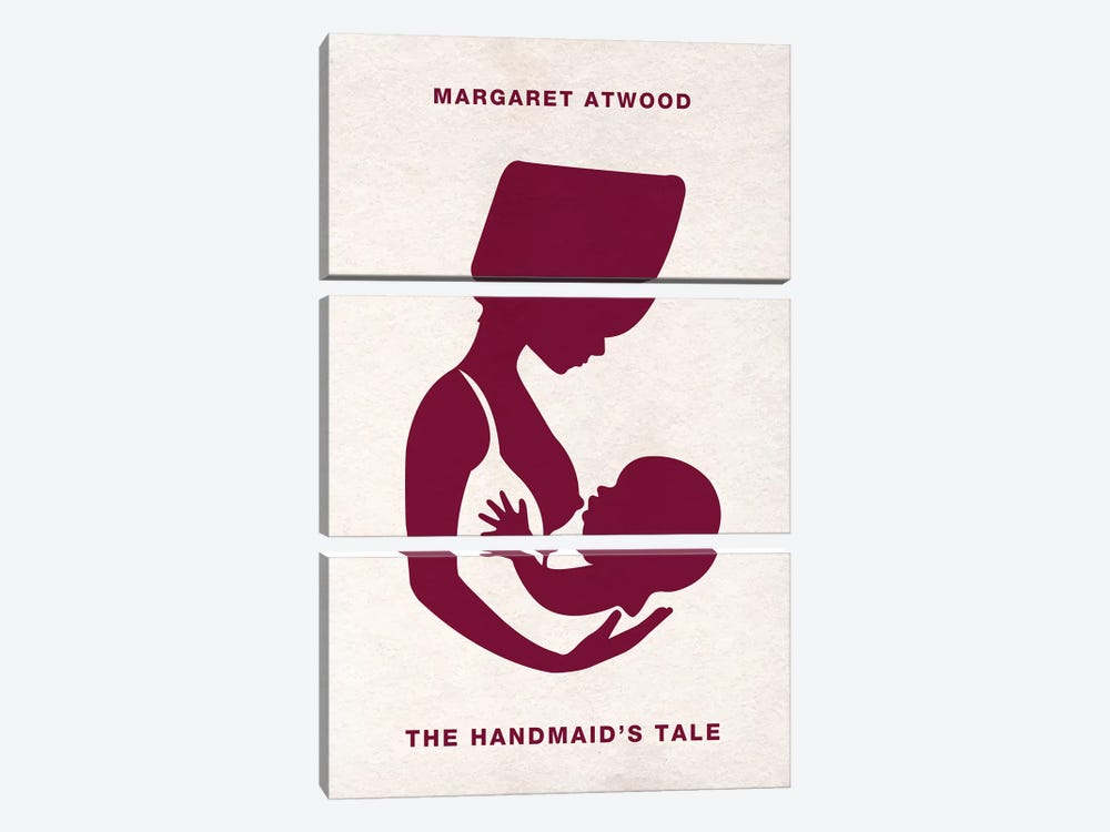 The Handmaid's Tale Alternative Minimalist Poster  by Popate 3-piece Canvas Artwork