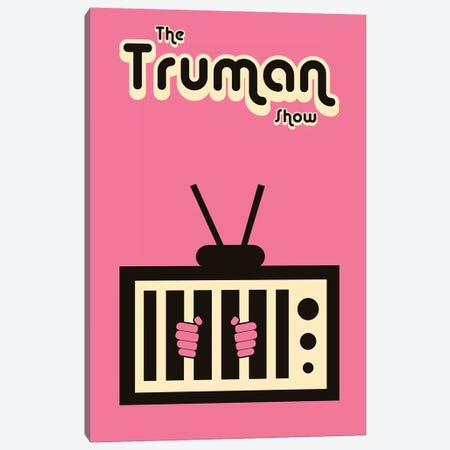 The Truman Show Minimalist Poster - Free Truman  Canvas Print #PTE220} by Popate Canvas Artwork