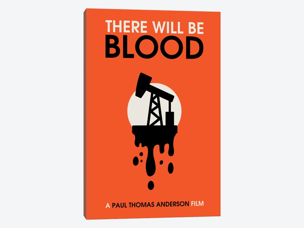 There Will Be Blood vintage style minimalist poster  by Popate 1-piece Canvas Art