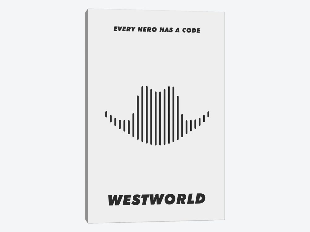 Westworld Minimalist Poster - Piano #2  by Popate 1-piece Canvas Print