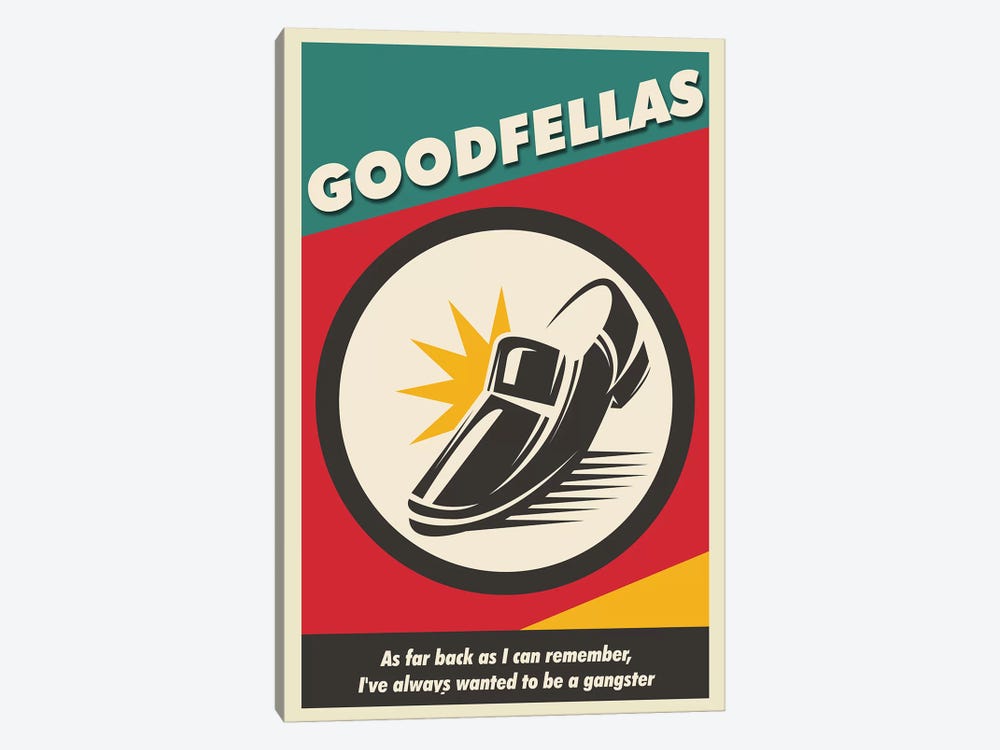 Goodfellas Vintage Poster by Popate 1-piece Art Print